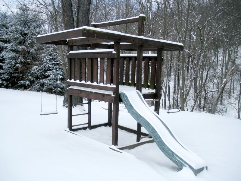 Wooden Playset Installation in Olathe, KS